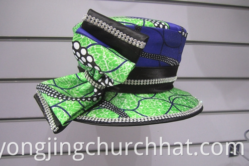 Women's Fabric Covered Church Hats